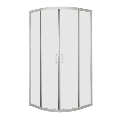 Box Doccia 80x80 Angolare.Box Doccia Semicircolare Scorrevole Sinque 80 X 80 Cm H 190 Cm In Vetro Temprato Spessore 5 Mm Trasparente Bianco Prezzo Online Leroy Merlin